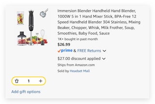 mmersion Blender Handheld Hand Blender