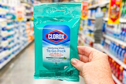 Clorox To-Go Disinfecting Wipes, Only $0.19 at Kroger card image