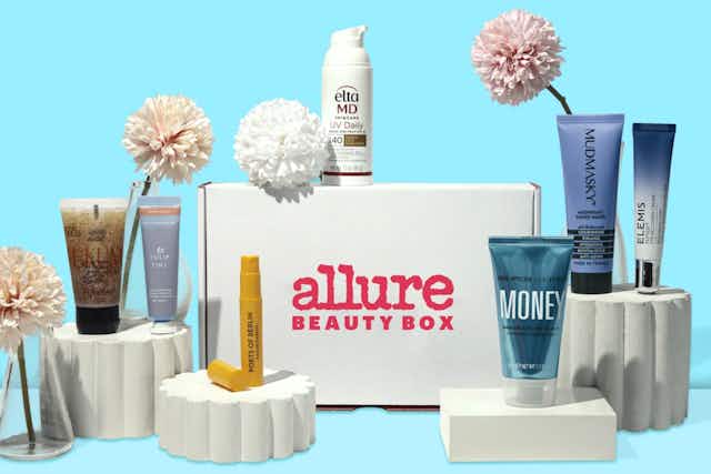 $10 Allure Beauty Box: Full-Size Elta MD, Elemis, and More ($204 Value) card image