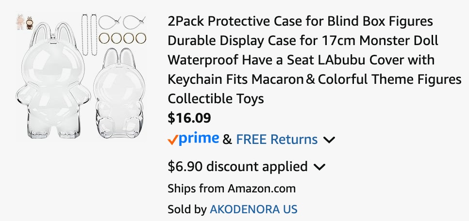 labubu protective case screenshot