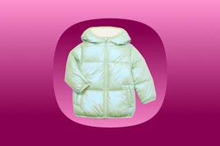 Swiss Tech Toddler Heavyweight Puffer Jacket (stock photo of "Jadeite" color)
