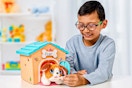 Lifestyle image of the Little Live Pets My Puppy's Home being played with by a child