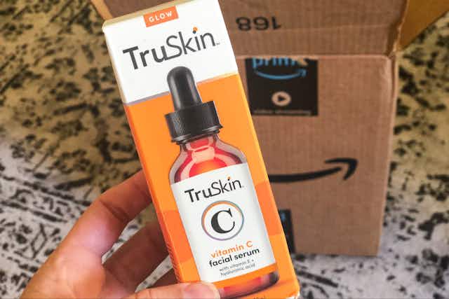 TruSkin Vitamin C Serum Drops to $12 on Amazon card image