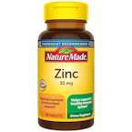 2 Nature Made Zinc Supplement Bottles