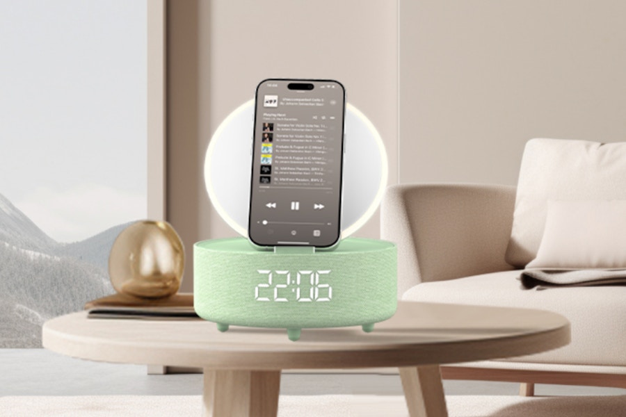 Multifunctional Mirror Alarm Clock Amazon