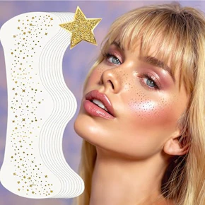 Glitter Freckles Face Tattoos