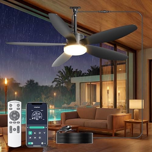 Outdoor Ceiling Fan With Lights