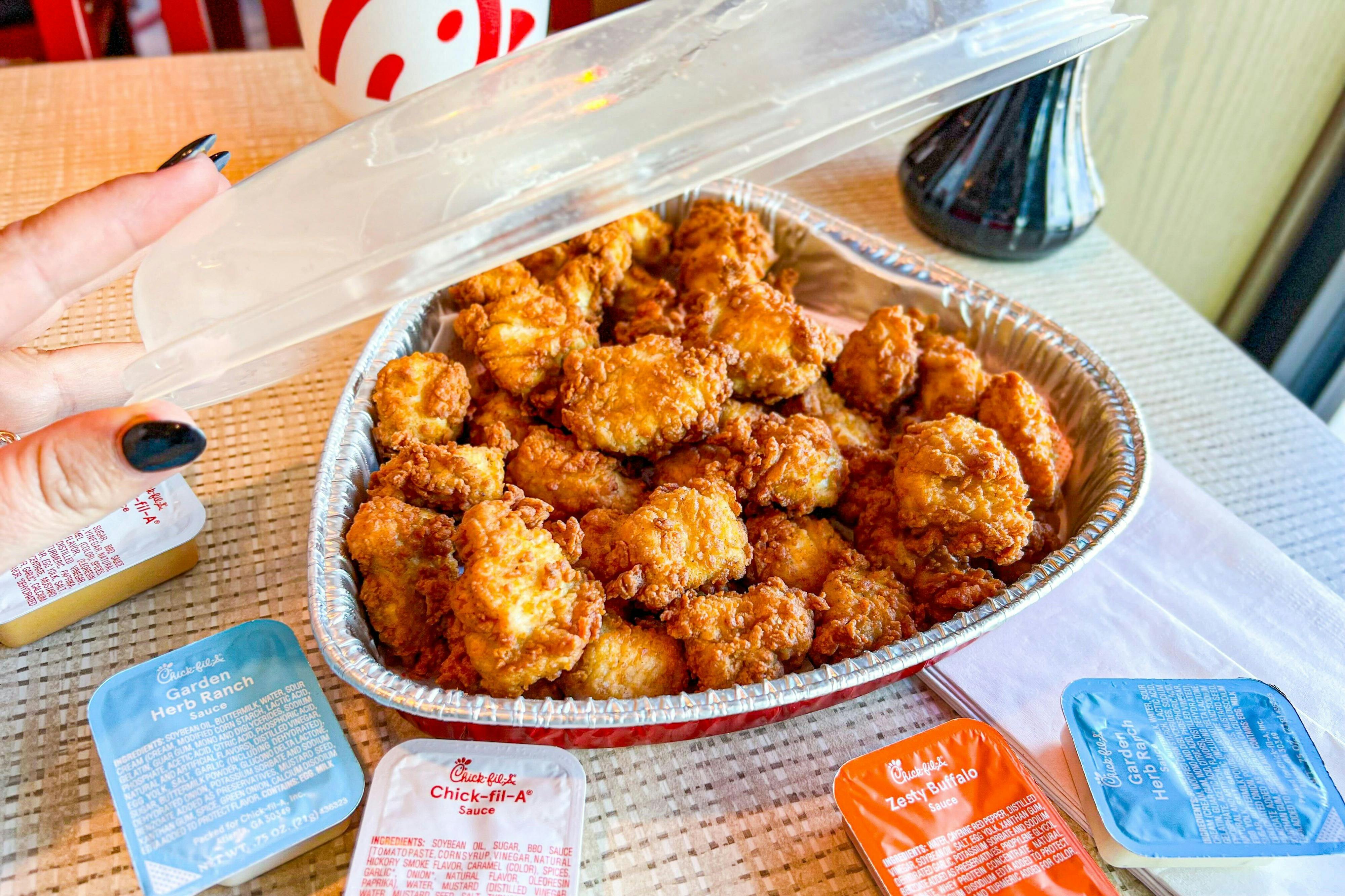 Who's picked up their vent clip sauce tray today?! Available only at  Chick-fil-A Schertz when you purchase a 30 count nugget using your app.  Orders, By Chick-fil-A Schertz