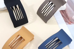 hair clips on a table