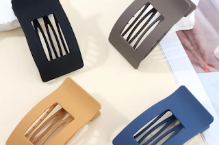 hair clips on a table