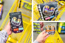 dollar general sheba wet cat food 3-photo collage