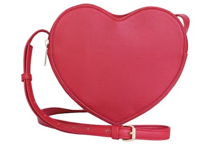 Heart-Shaped Crossbody Bag