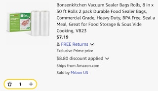 Bonsenkitchen Vacuum Sealer Bags