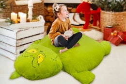 Get the New Jumbo Grinch Pillow for $30 (Reg. $60) — Only at Walmart card image