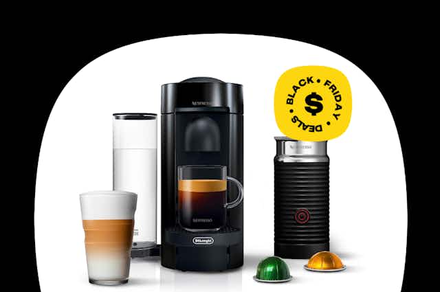 Nespresso Coffee and Espresso Machines: Prices as Low as $118.97 on Amazon card image
