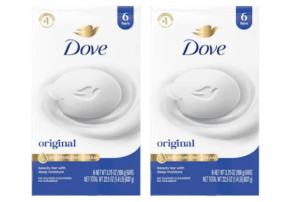 2 Dove Beauty Bar 6-Packs