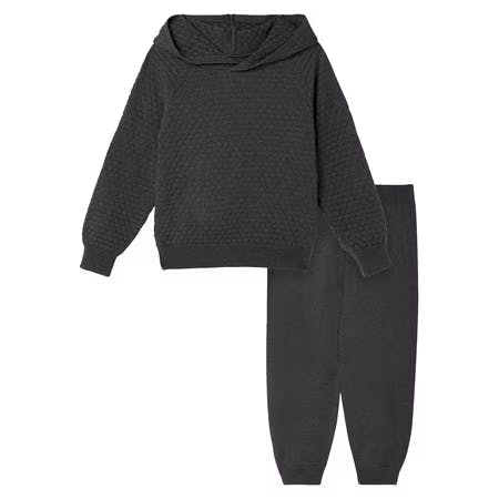 Kids' Sweater Knit Hoodie Set