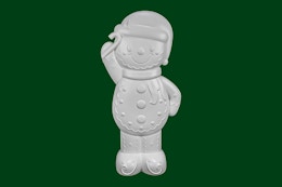 Stock image of the Holiday Time Paint Your Own Lighted Gingerbread Man Blow Mold