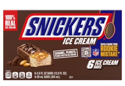 2 Snickers Ice Cream Treats
