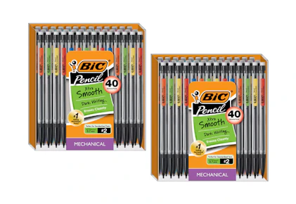 2 Bic Mechanical Pencils Packs
