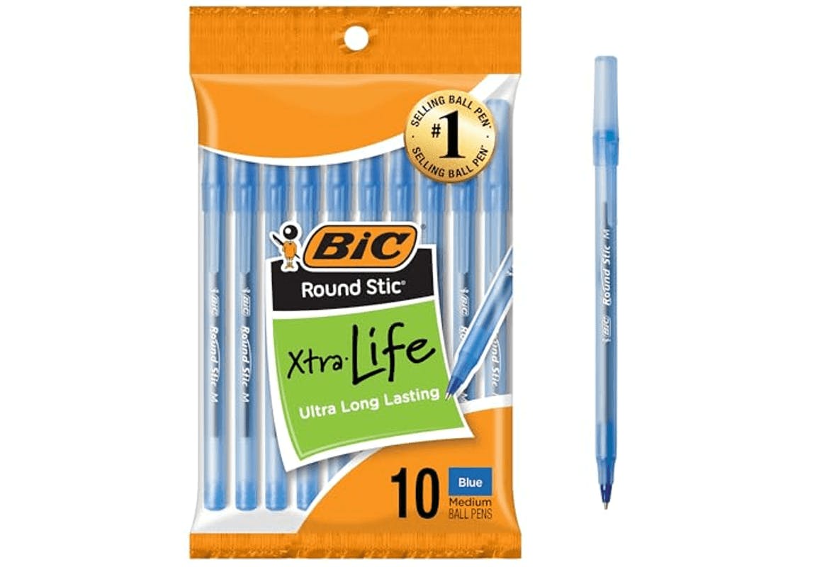 Bic Round Stic Xtra Life Pens