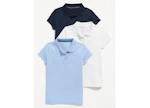 Old Navy Girls' Polo Shirt 3-Pack