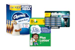 Charmin, Puffs, and Gilette