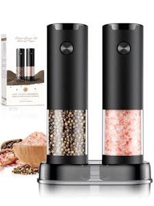 Electric Salt and Pepper Grinder Set