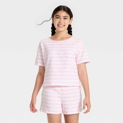 Kids' Boatneck Striped Shirt