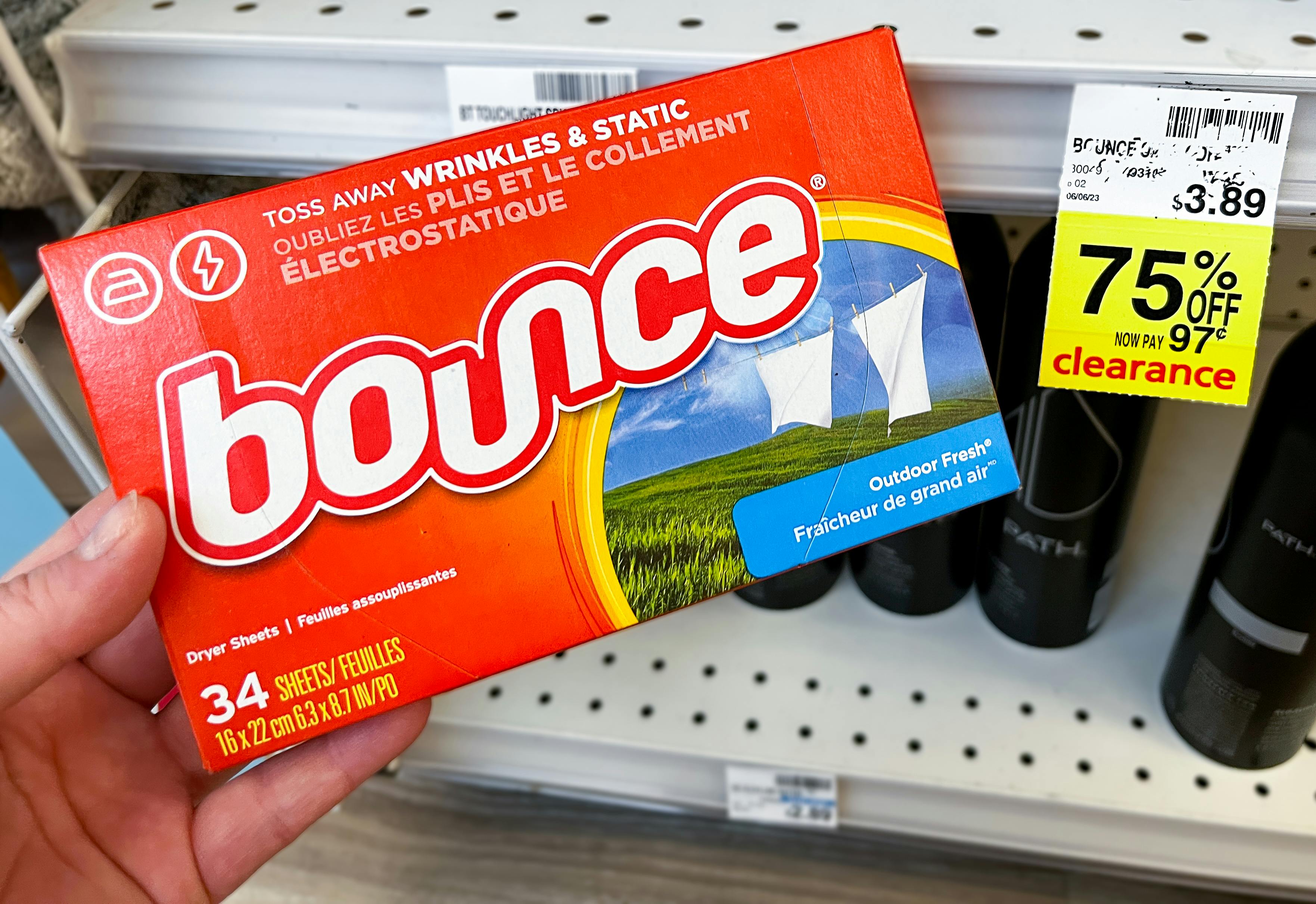 CVS Clearance Find 0.97 Bounce Dryer Sheets The Krazy Coupon Lady