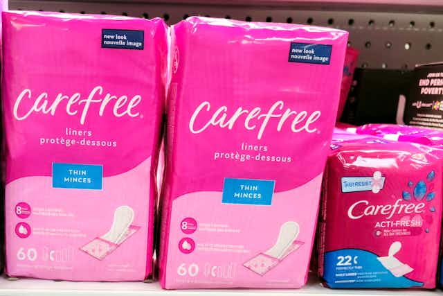 Carefree 42-Count Liners, Only $0.25 at Walgreens card image