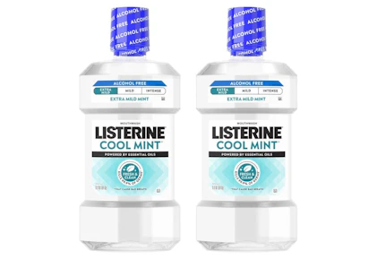 2 Listerine Mouthwashes