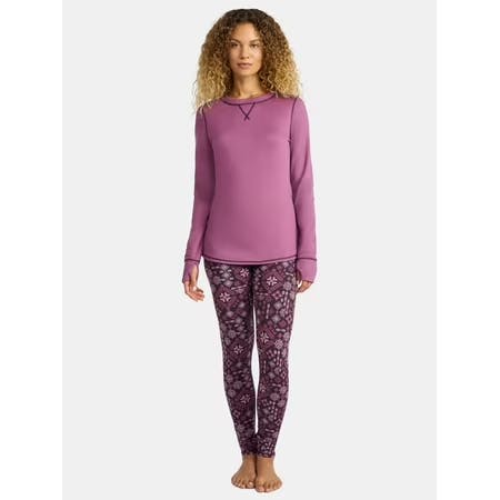 Cuddl Duds Women's Top & Leggings Set