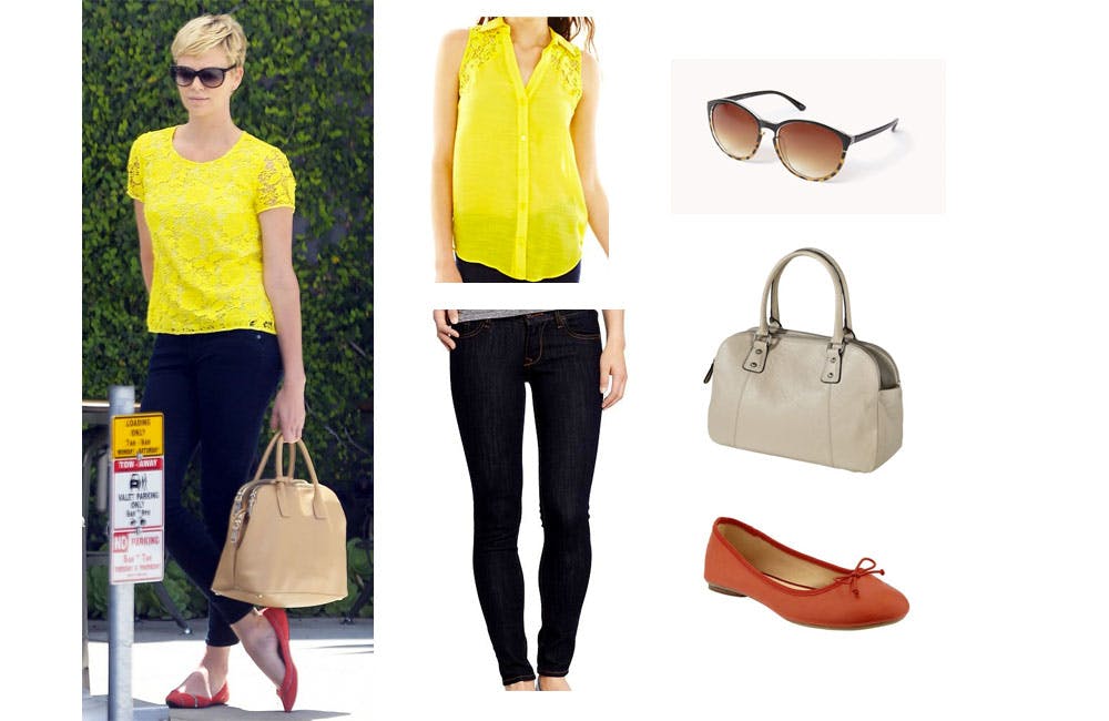 Look for Less: Charlize Theron