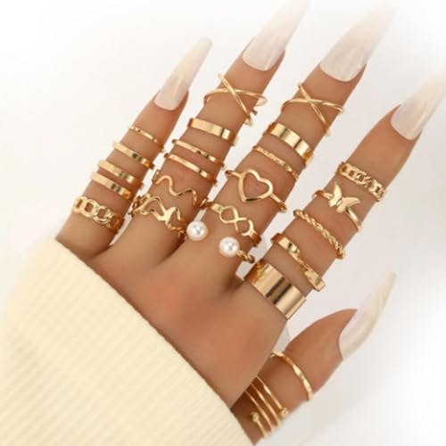 Gold Ring Set