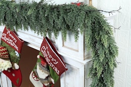 Christmas Garland for Mantle 5FT