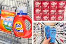 tide, dr pepper, and secret side by side