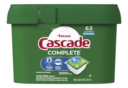 Cascade Dishwasher Pods