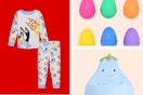 easter eggs bluey pajamas