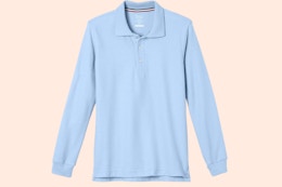Long-Sleeve Uniform Polo Shirt