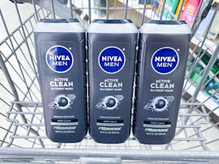 nivea men body wash in walgreens cart