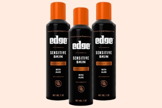 three bottles of edge shave gel