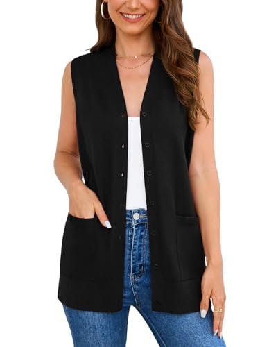 Women's Sleeveless Cardigan