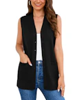 Women's Sleeveless Cardigan