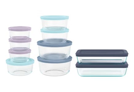 Pyrex Glass Storage Set