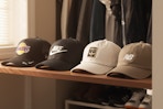adult hats from different brands and sport teams