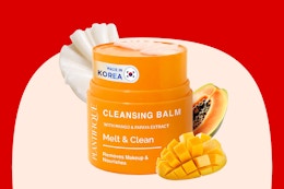 Korean Facial Cleansing Balm With Hyaluronic Acid, as Low as $8 on Amazon card image