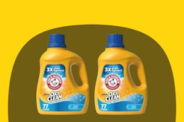 Arm & Hammer Plus OxiClean Laundry Detergent 2-Pack, $10.48 on Amazon card image