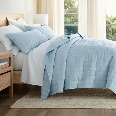 Quilted Coverlet and Shams Set