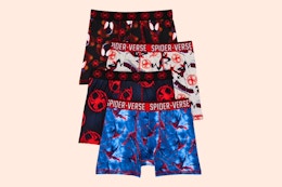 Parents Love the Price on These Spider-Man Boxers 4-Packs — Just $8 at Walmart card image